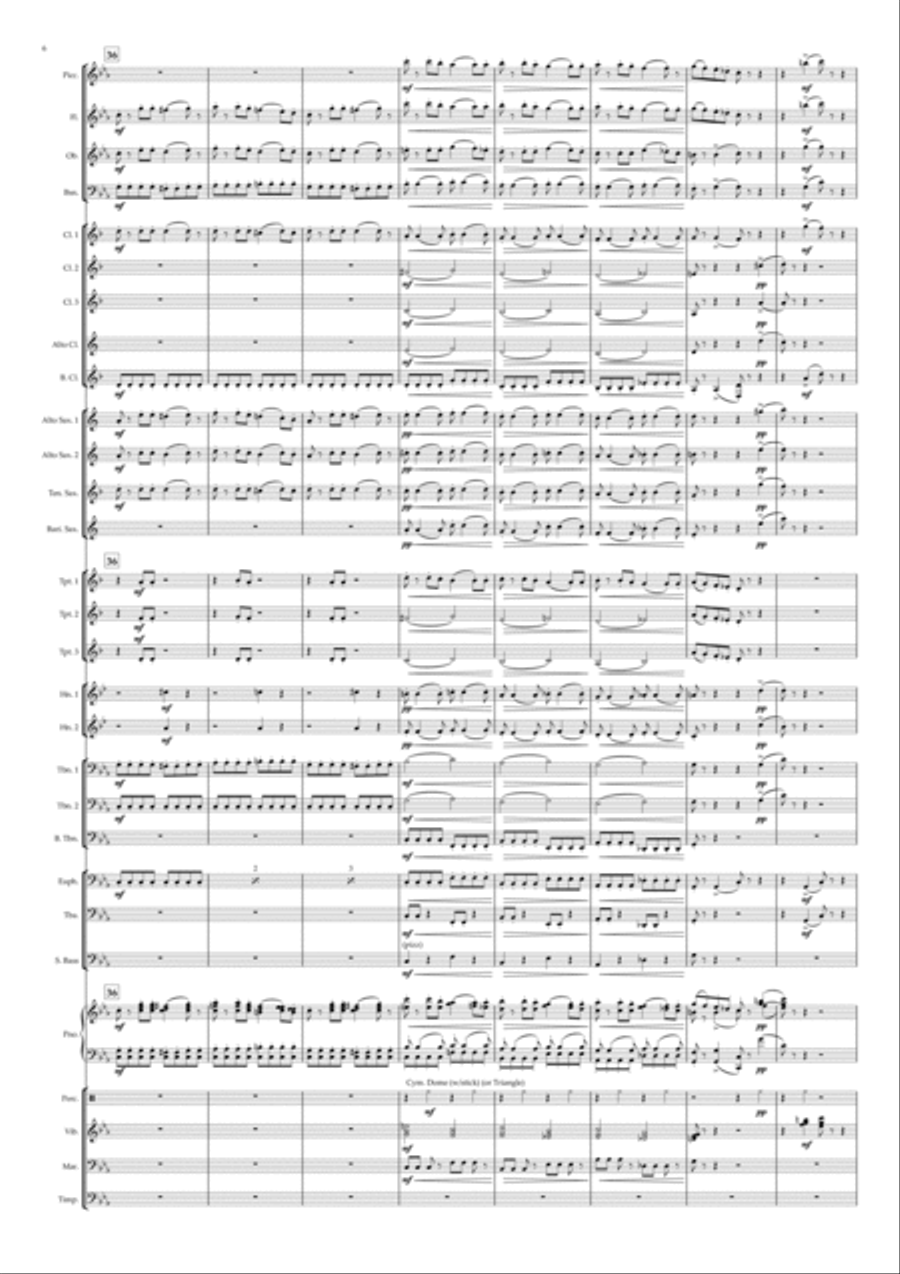 Boiler Chu (sootballs) Concert Band scores gallery preview page 6