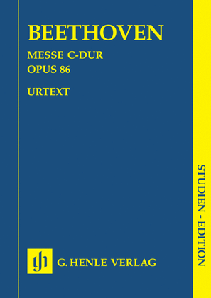 Book cover for Mass C Major Op. 86