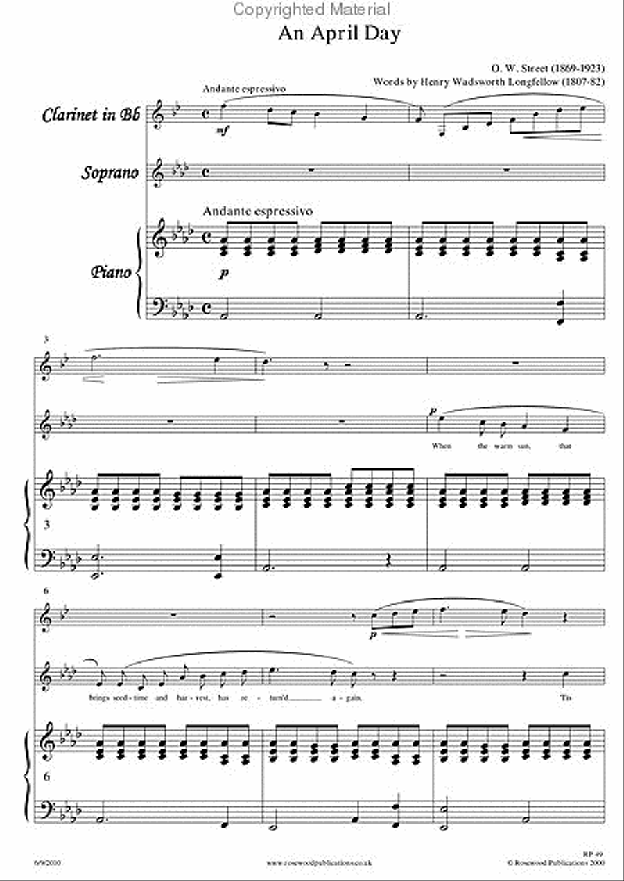 An April Day Soprano Voice scores gallery preview page 2