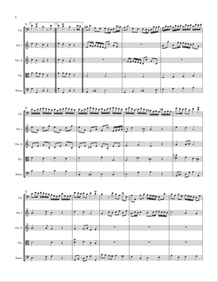 Sonata Op. 19 #1 String Orchestra scores gallery preview page 4