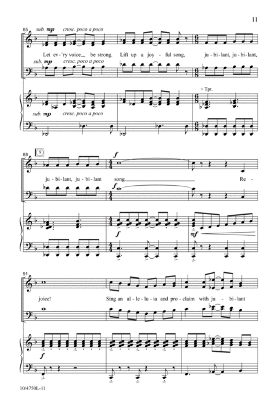Christmas Fanfare 3-Part scores gallery preview page 11