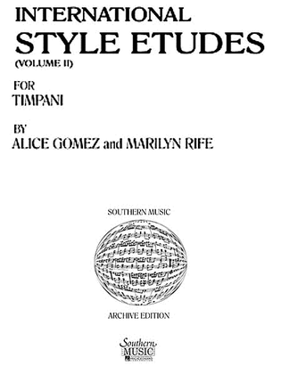 Book cover for International Style Etudes, Vol. 2