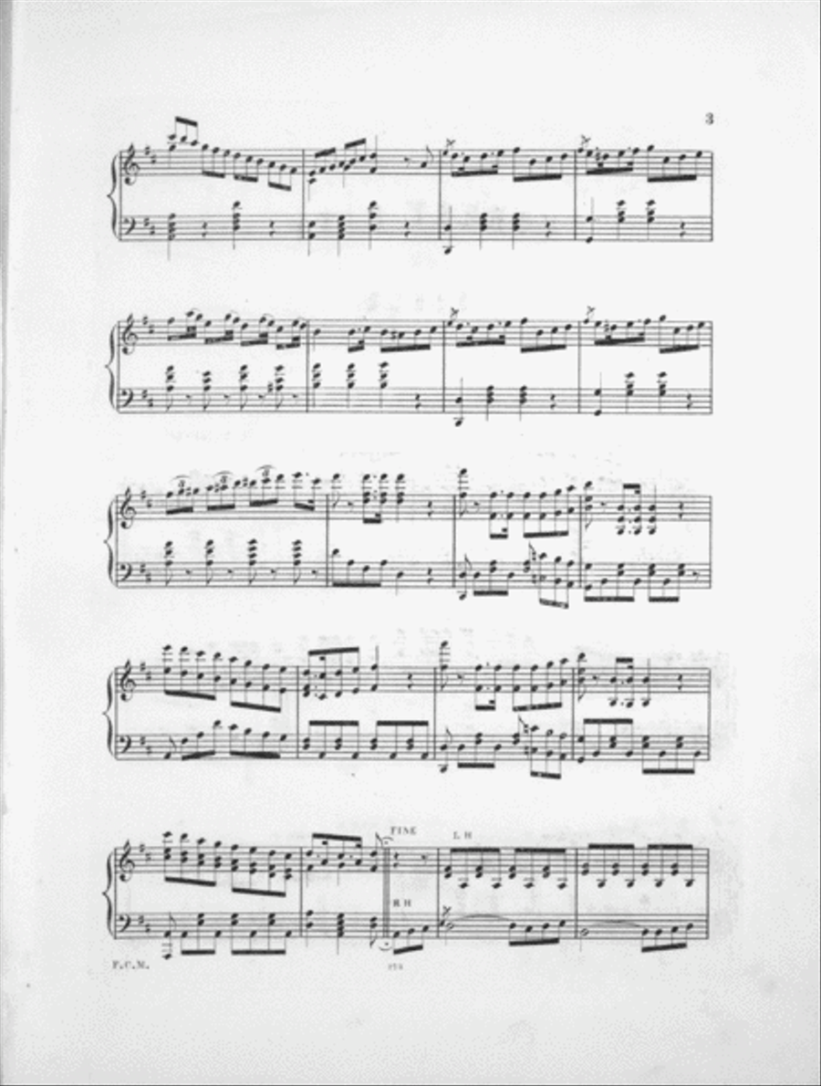Forest City March Piano Solo scores gallery preview page 3