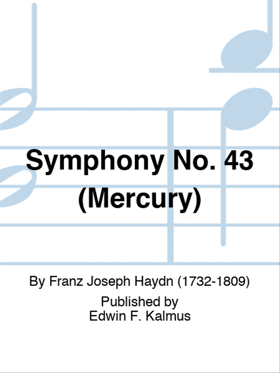 Symphony No. 43 (Mercury) Orchestra scores gallery preview page 1