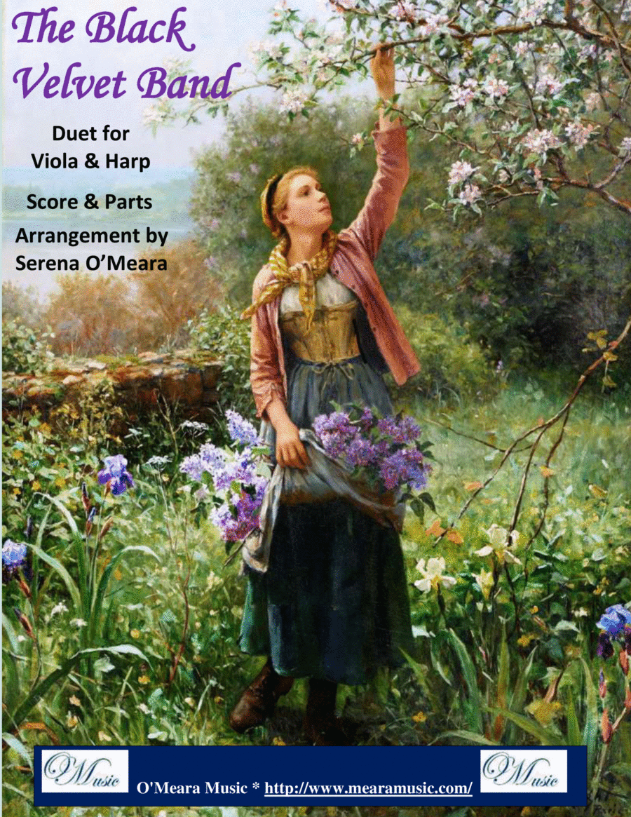 The Black Velvet Band, Duet for Viola & Harp String Duet scores gallery preview page 1