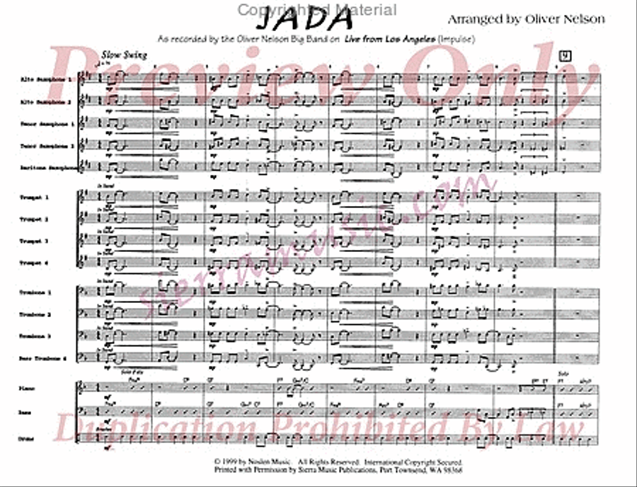 Jada Big Band scores gallery preview page 2
