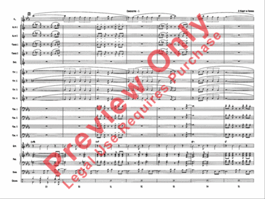 A Night in Havana Jazz Ensemble scores gallery preview page 8