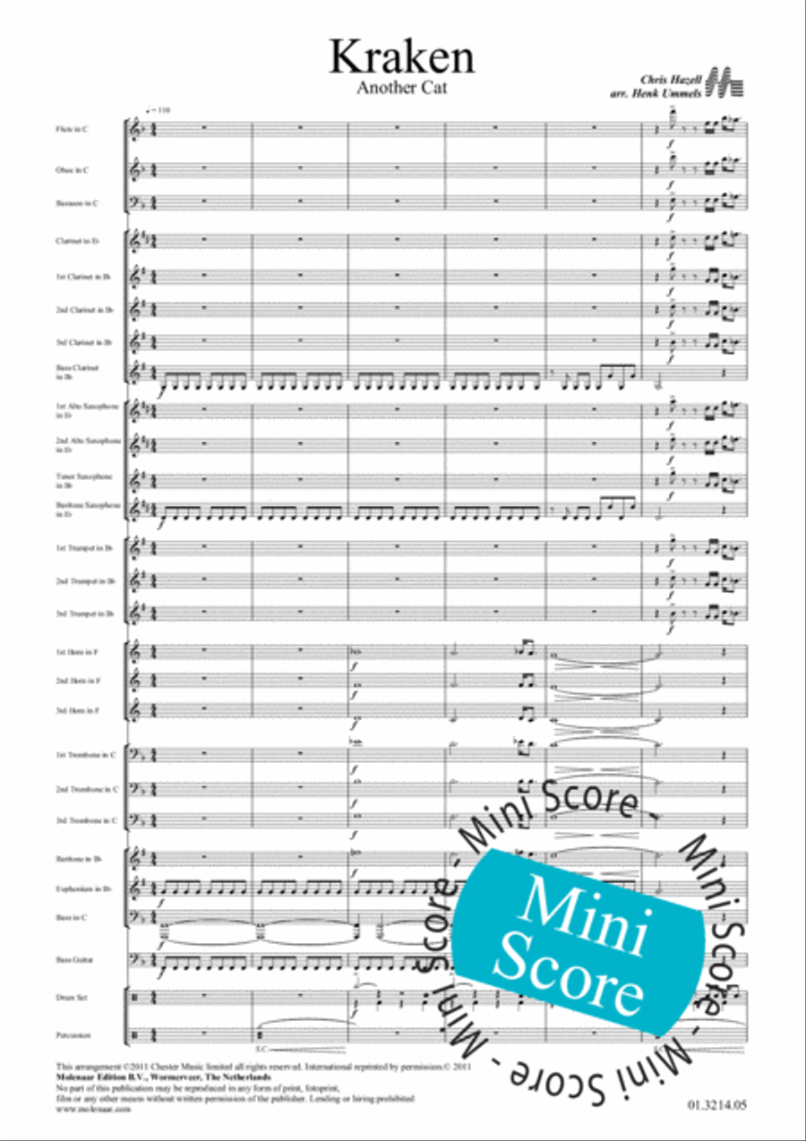 Kraken Kraken Concert Band scores gallery preview page 5