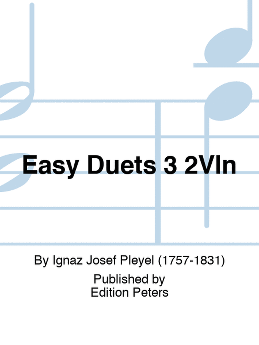Easy Duets 3 2Vln