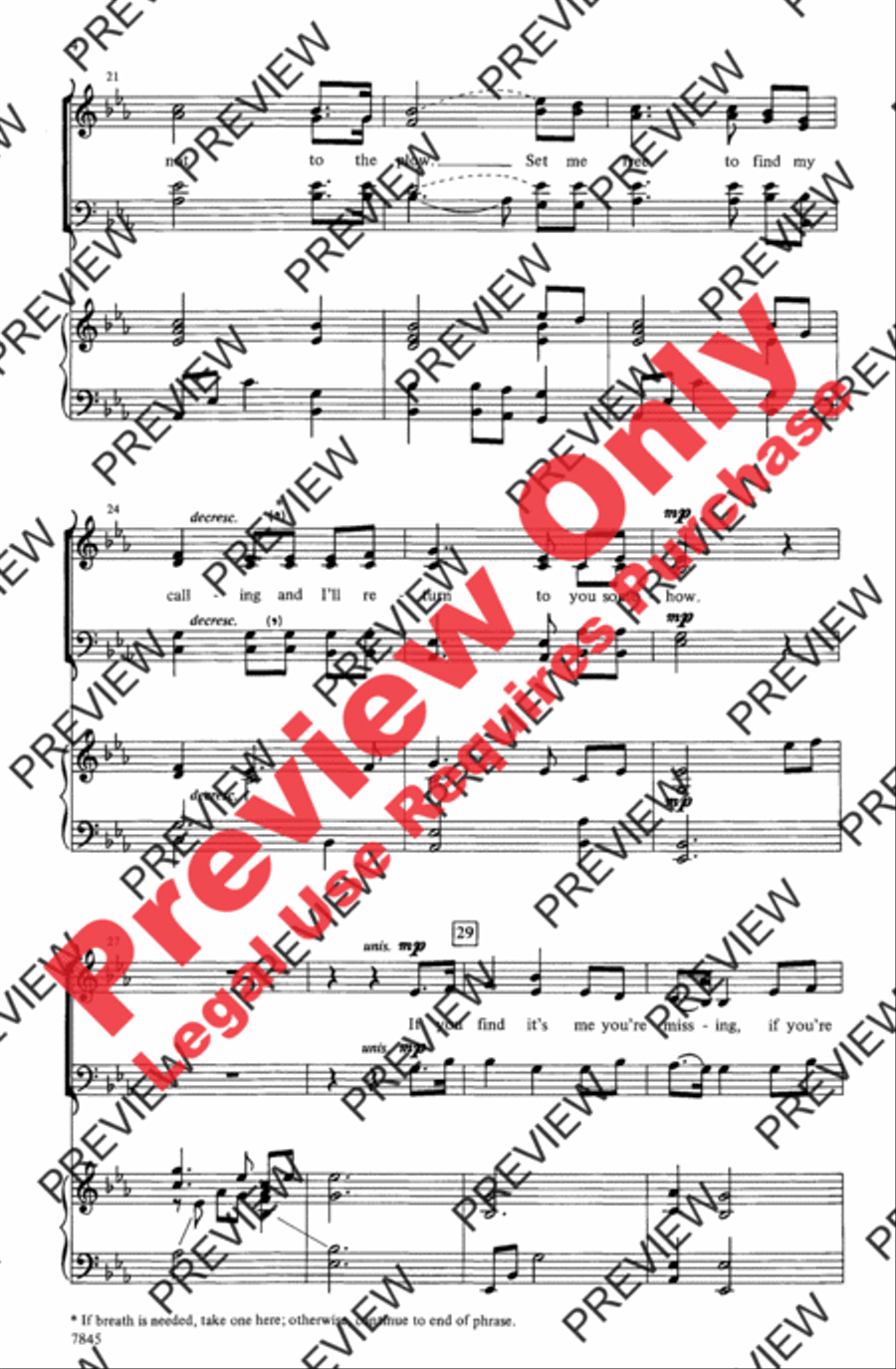 Homeward Bound 4-Part scores gallery preview page 4