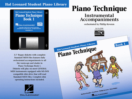 Piano Technique Book 1 - GM Disk