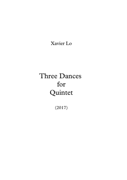 Three Dances for Quintet image number null