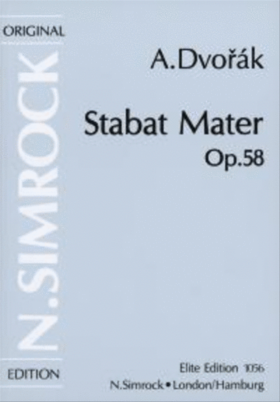 Stabat Mater Op.58 Piano scores gallery preview page 1