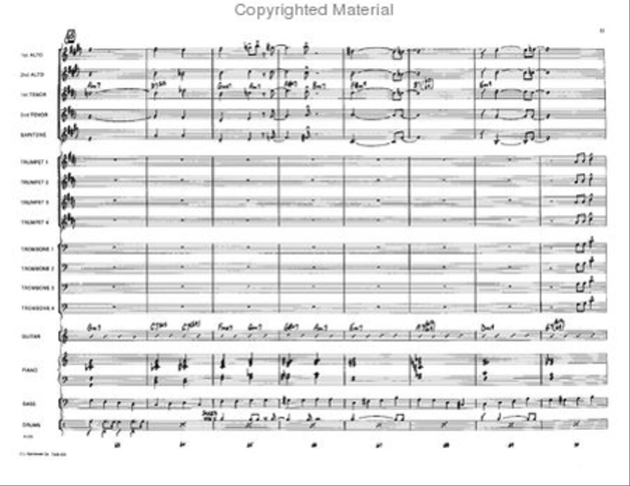One For Woody Jazz Ensemble scores gallery preview page 10