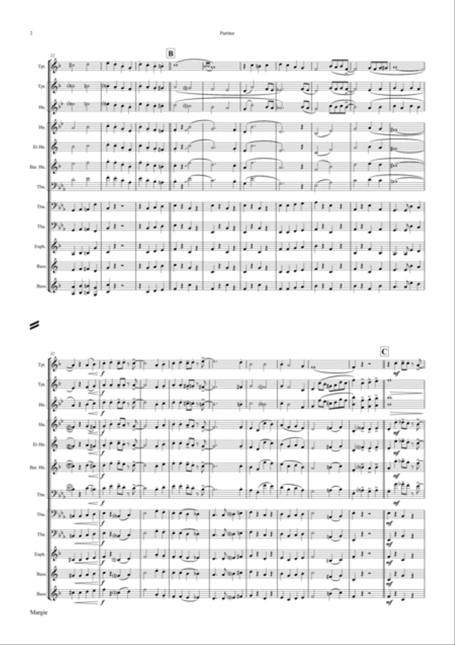 Margie - Dixieland Classic - Brass Quartet Brass Quartet scores gallery preview page 2