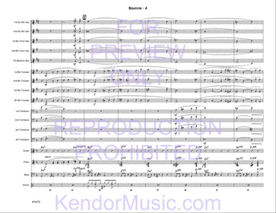 Bounce Jazz Ensemble scores gallery preview page 5