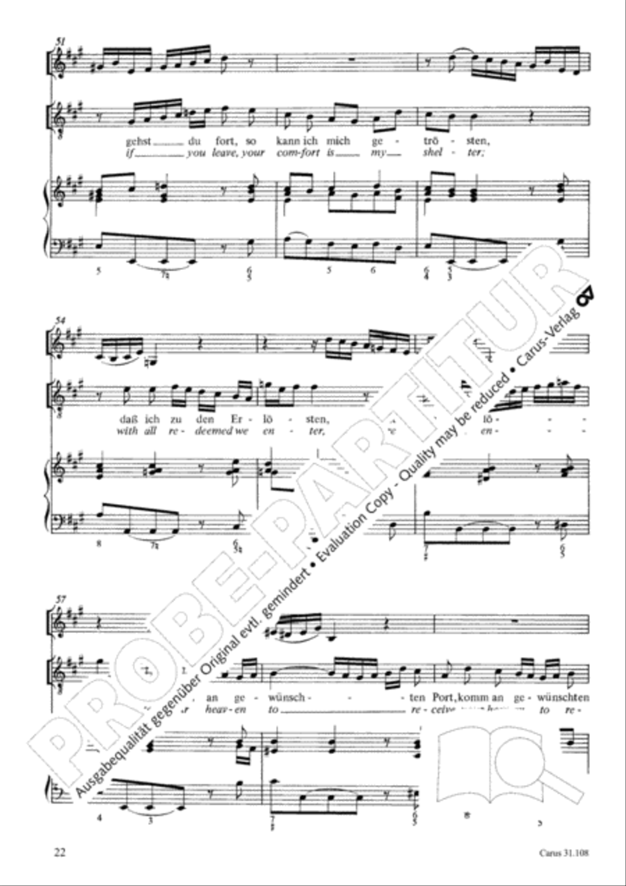 Now it is good, that I am leaving (Es ist euch gut, dass ich hingehe) ATB scores gallery preview page 23