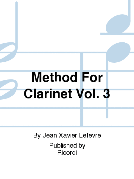 Method For Clarinet Vol. 3