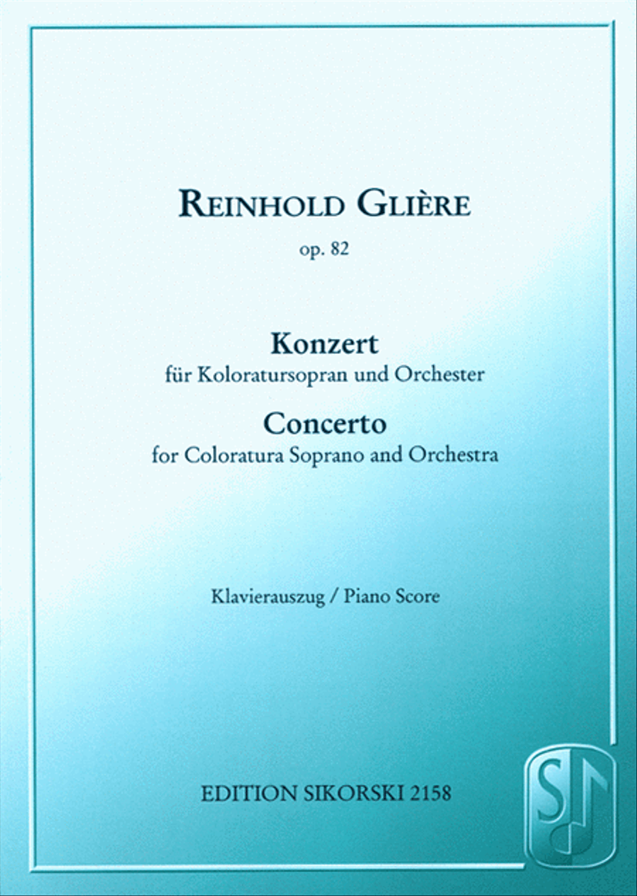 Concerto for Coloratura Soprano & Orchestra Coloratura Soprano scores gallery preview page 1