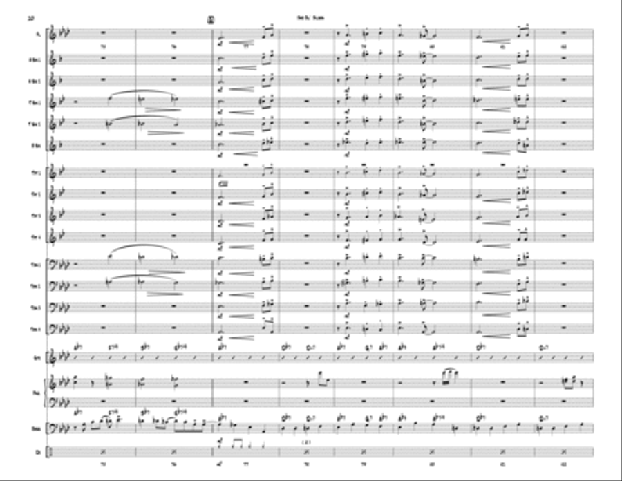 Bad Ol' Blues Jazz Ensemble scores gallery preview page 12
