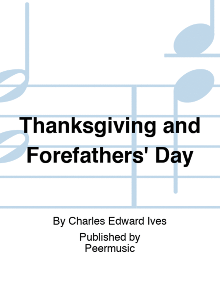 Thanksgiving and Forefathers' Day