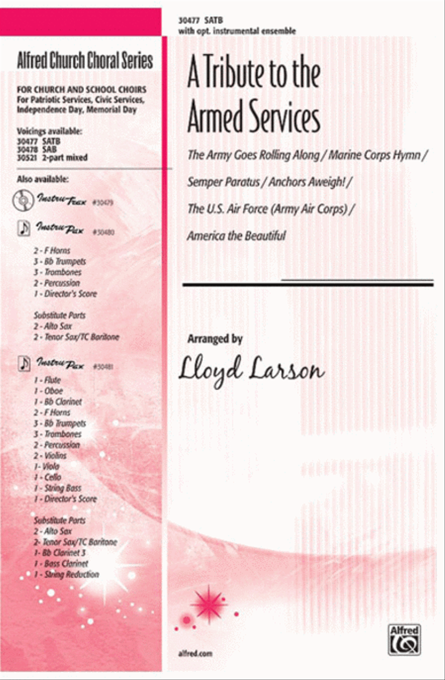 A Tribute to the Armed Services (A Medley) 4-Part scores gallery preview page 1