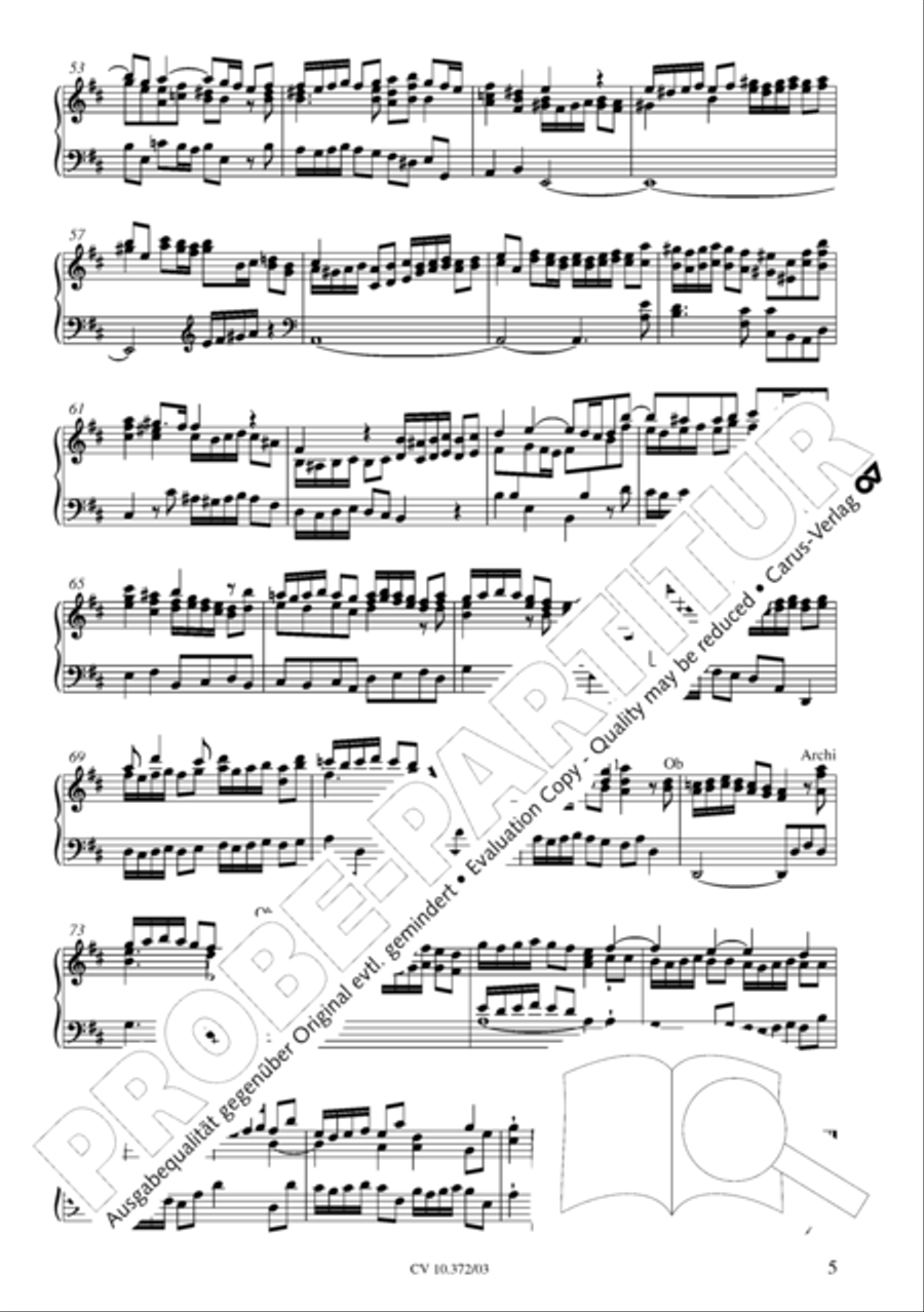 Ode for St. Cecilias Day 4-Part scores gallery preview page 6