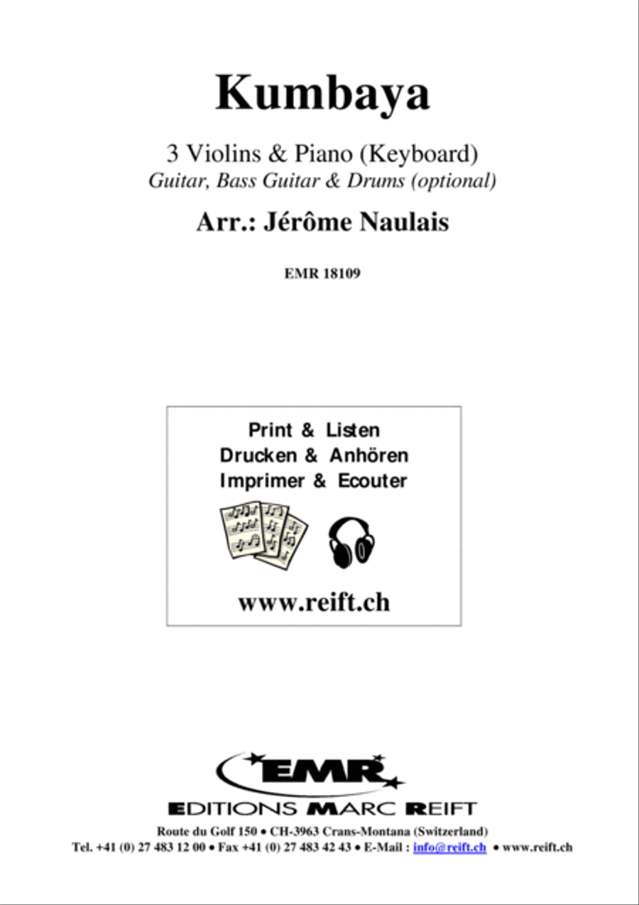 Kumbaya Kumbaya Violin scores gallery preview page 2
