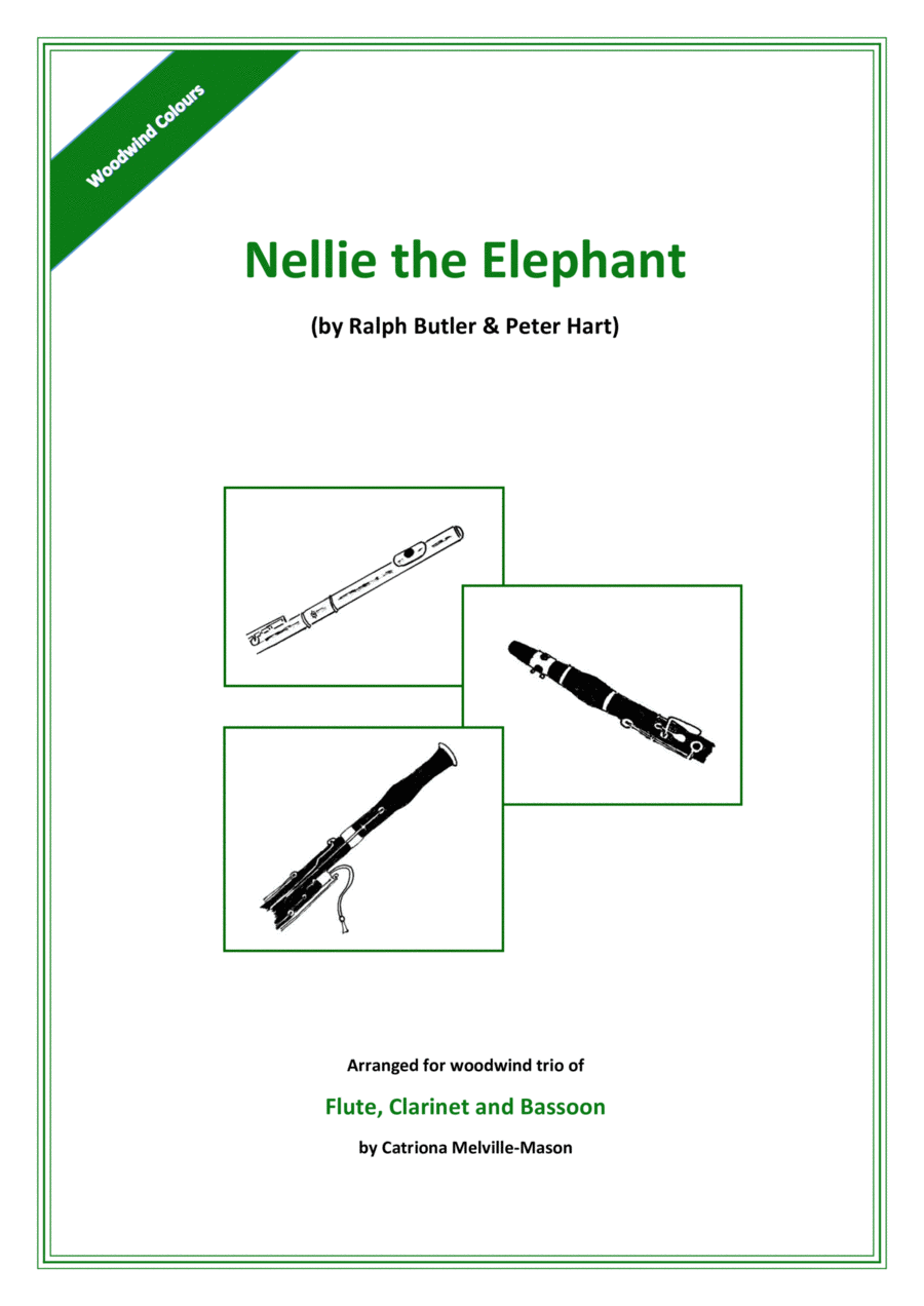 Nellie The Elephant Woodwind Trio scores gallery preview page 1