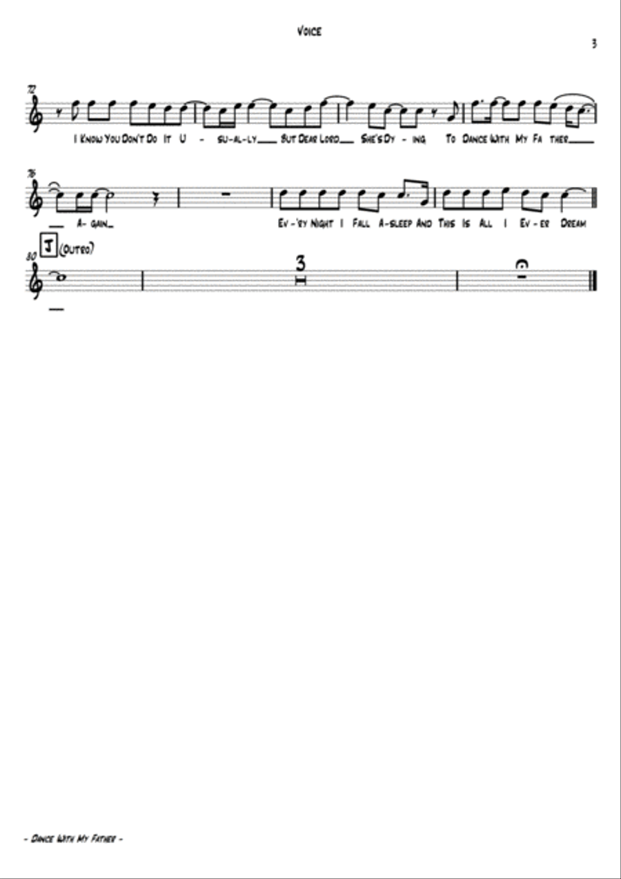 Dance With My Father Large Ensemble scores gallery preview page 4