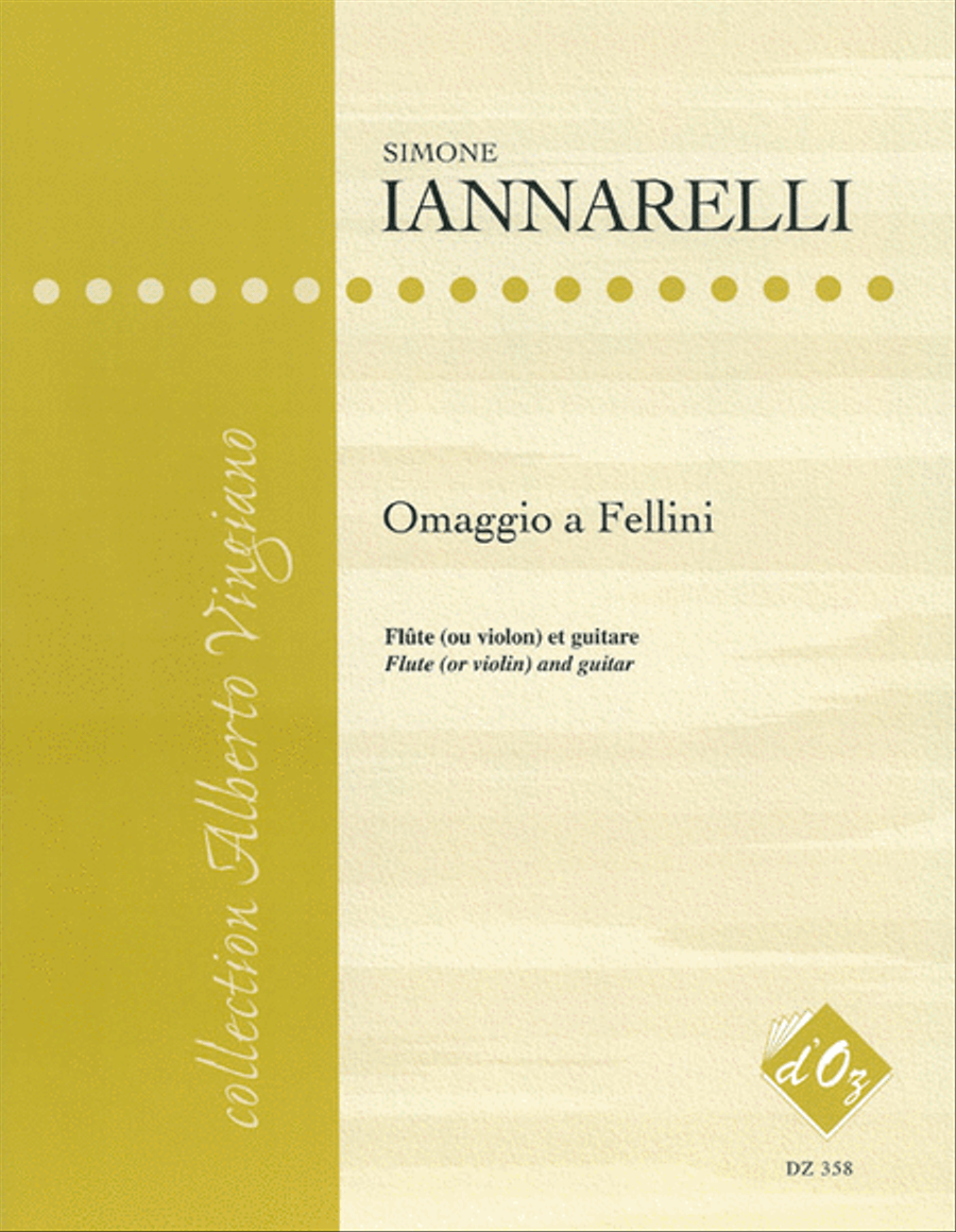 Omaggio a Fellini Flute scores gallery preview page 1