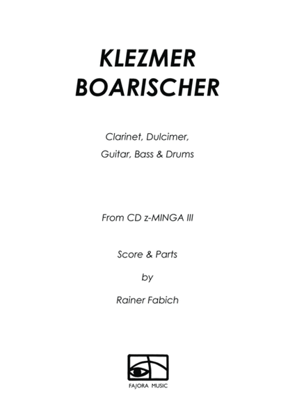 KLEZMER BOARISCHER for Bavarian Folkband image number null