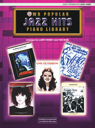Book cover for WB Popular Piano Library -- Jazz Hits