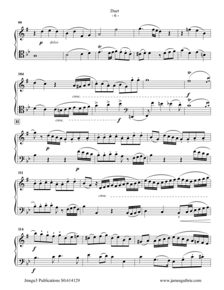 Beethoven: Duet WoO 27 No. 3 for Baritone Sax & Cello image number null