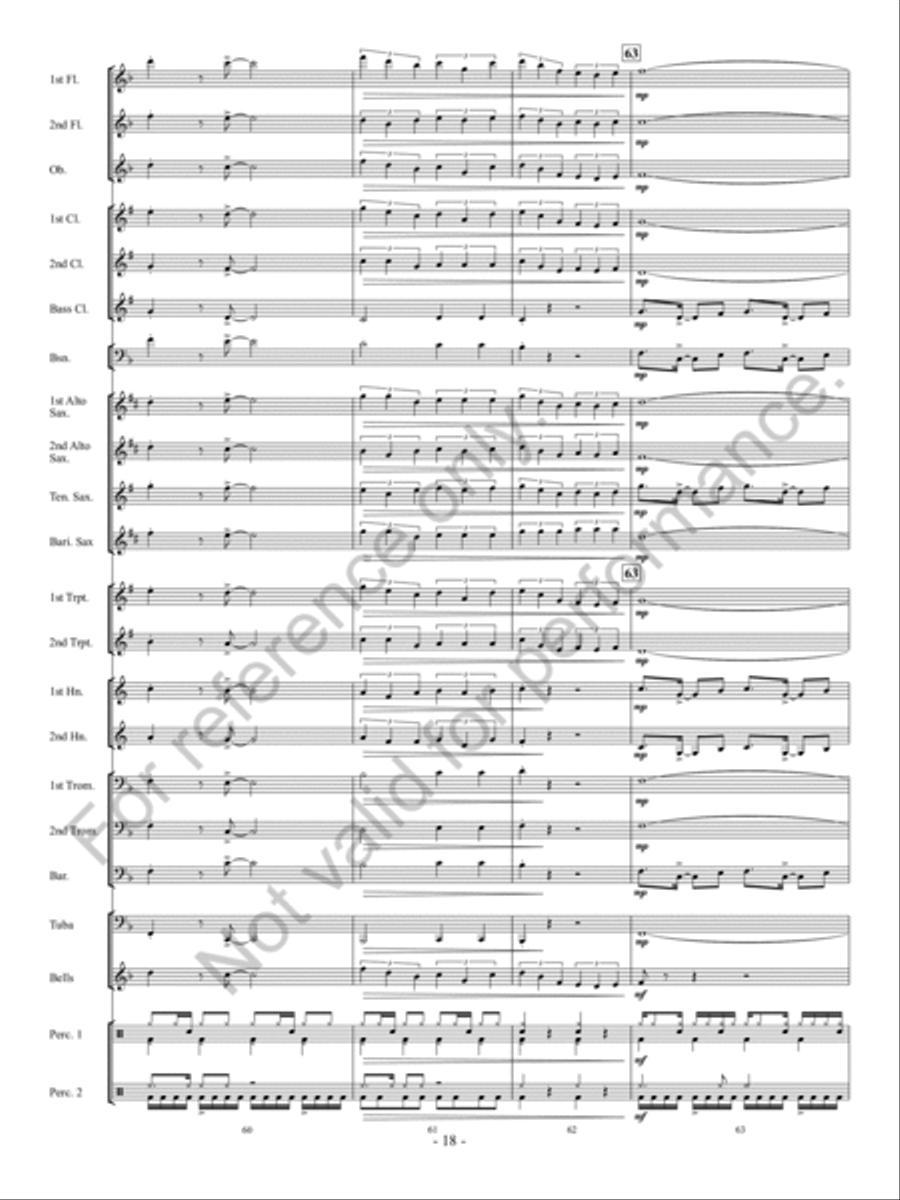 Partay! Concert Band scores gallery preview page 19
