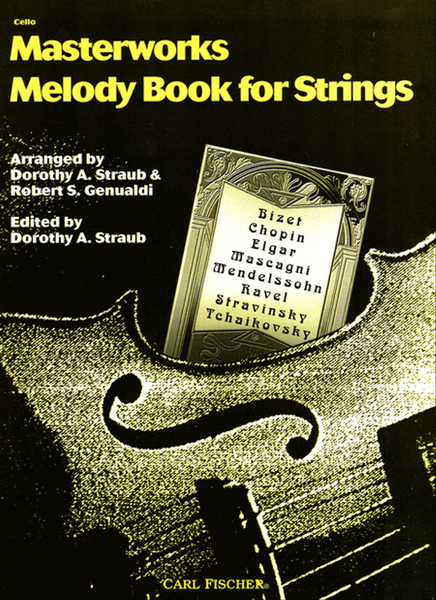 Masterworks Melody Book For Strings String Orchestra scores gallery preview page 1