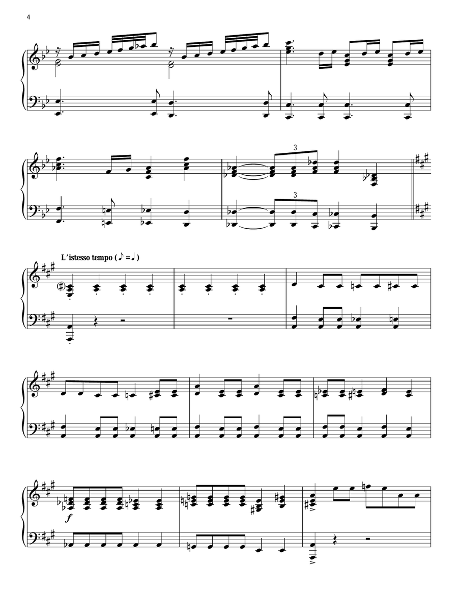 Bohemian Rhapsody Piano Solo scores gallery preview page 4