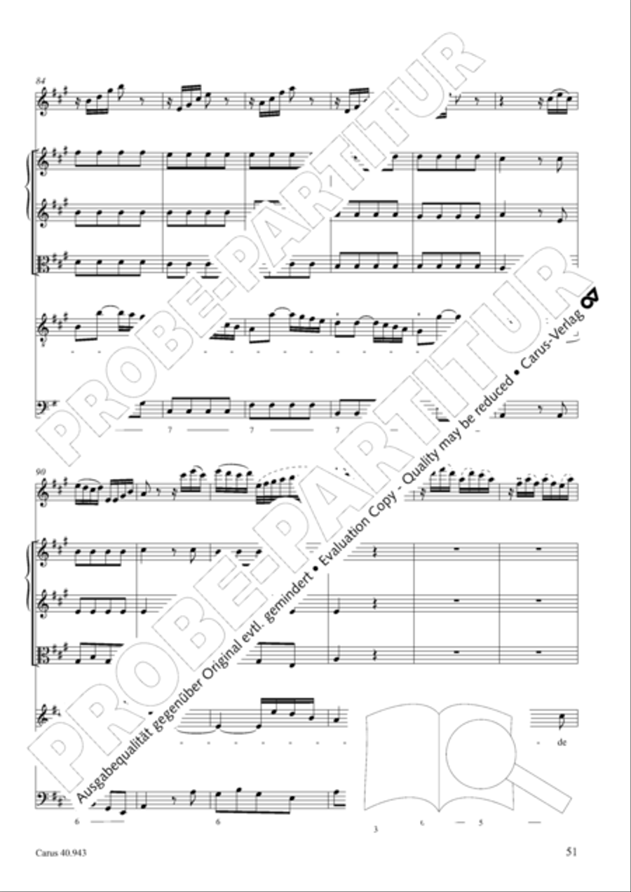 Shout to the Lord, all the earth (Jauchzet dem Herrn, alle Welt) 4-Part scores gallery preview page 58