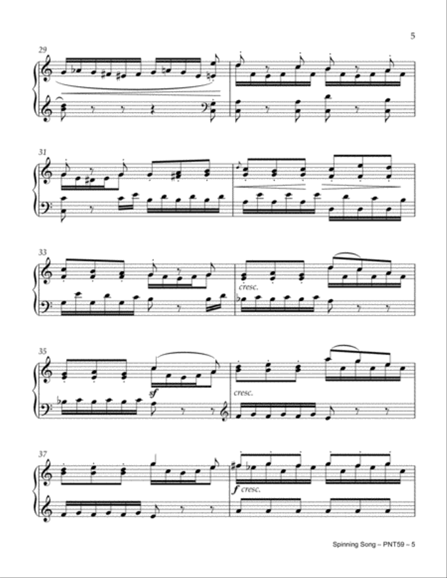 Spinning Song Spinning Song Piano Method scores gallery preview page 5