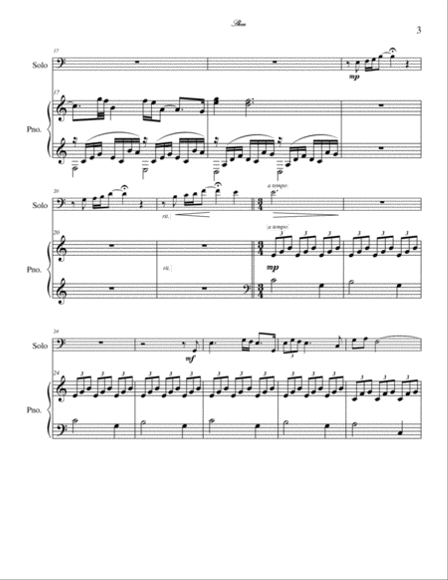 Two Dedications Trombone scores gallery preview page 3