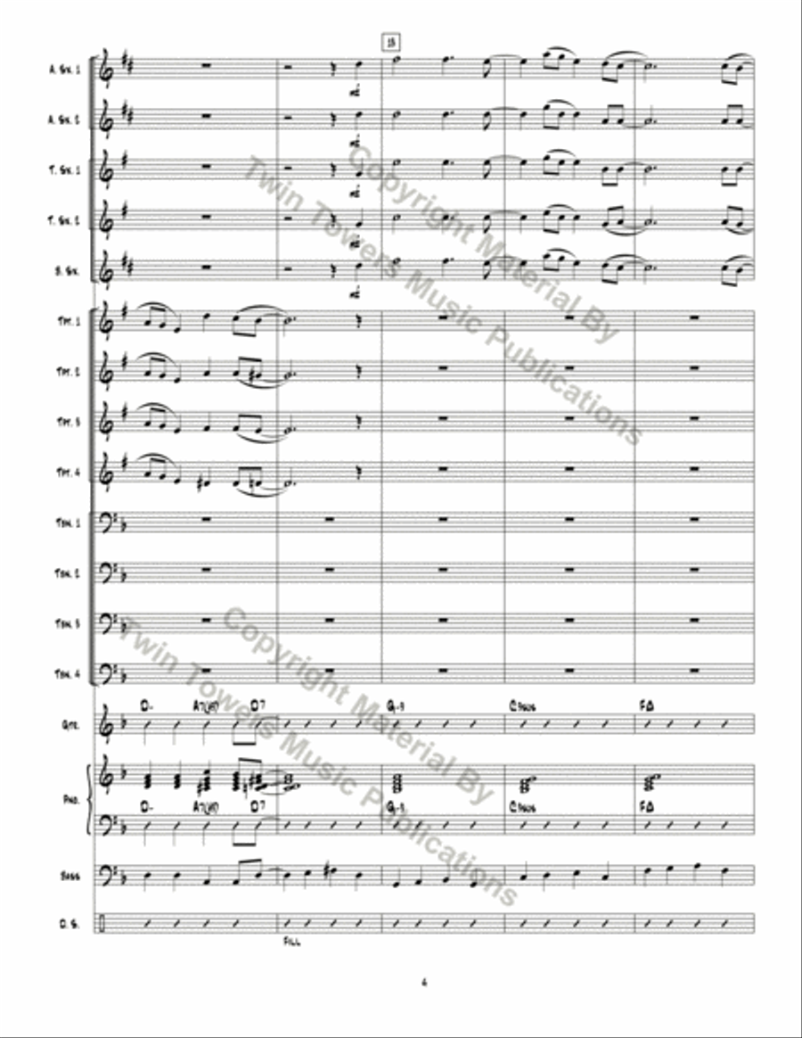 Who Shook? Jazz Ensemble scores gallery preview page 5
