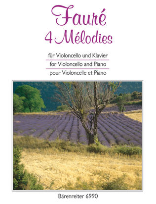 Book cover for 4 Melodies for Violoncello and Piano