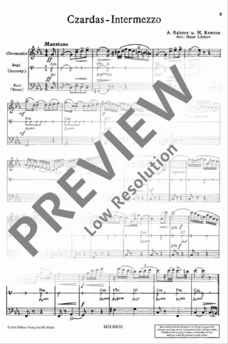 Chromonica Trio Harmonica scores gallery preview page 10