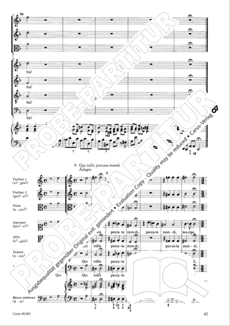 Gloria in D SSA scores gallery preview page 52