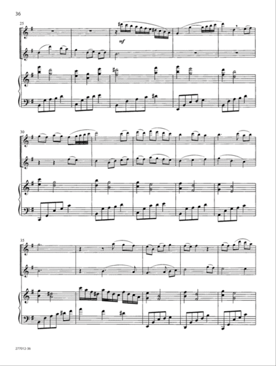 Be Still My Soul Flute Duet scores gallery preview page 20
