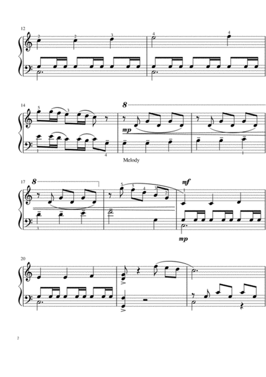 O Worship the King - Intermediate Piano Solo image number null