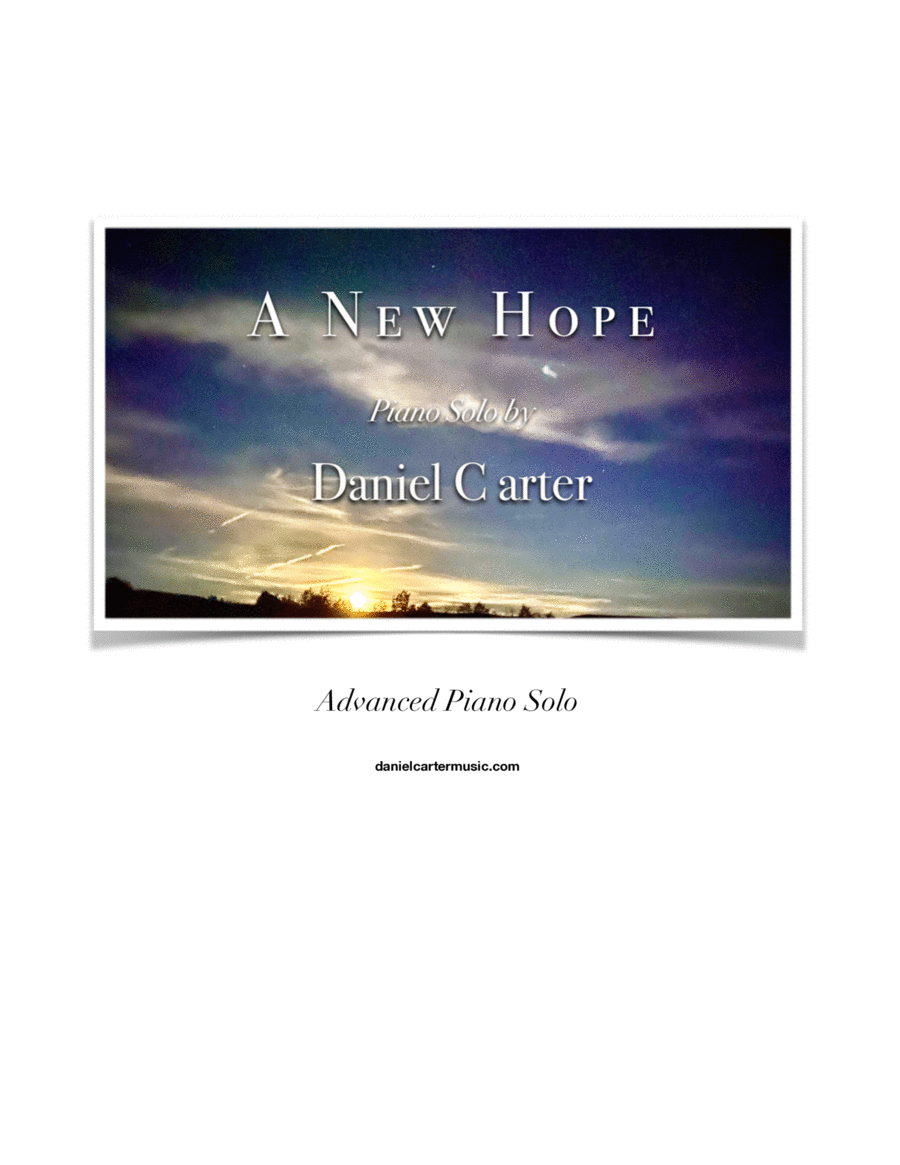 A New Hope, Advanced Piano Solo By Daniel Carter image number null