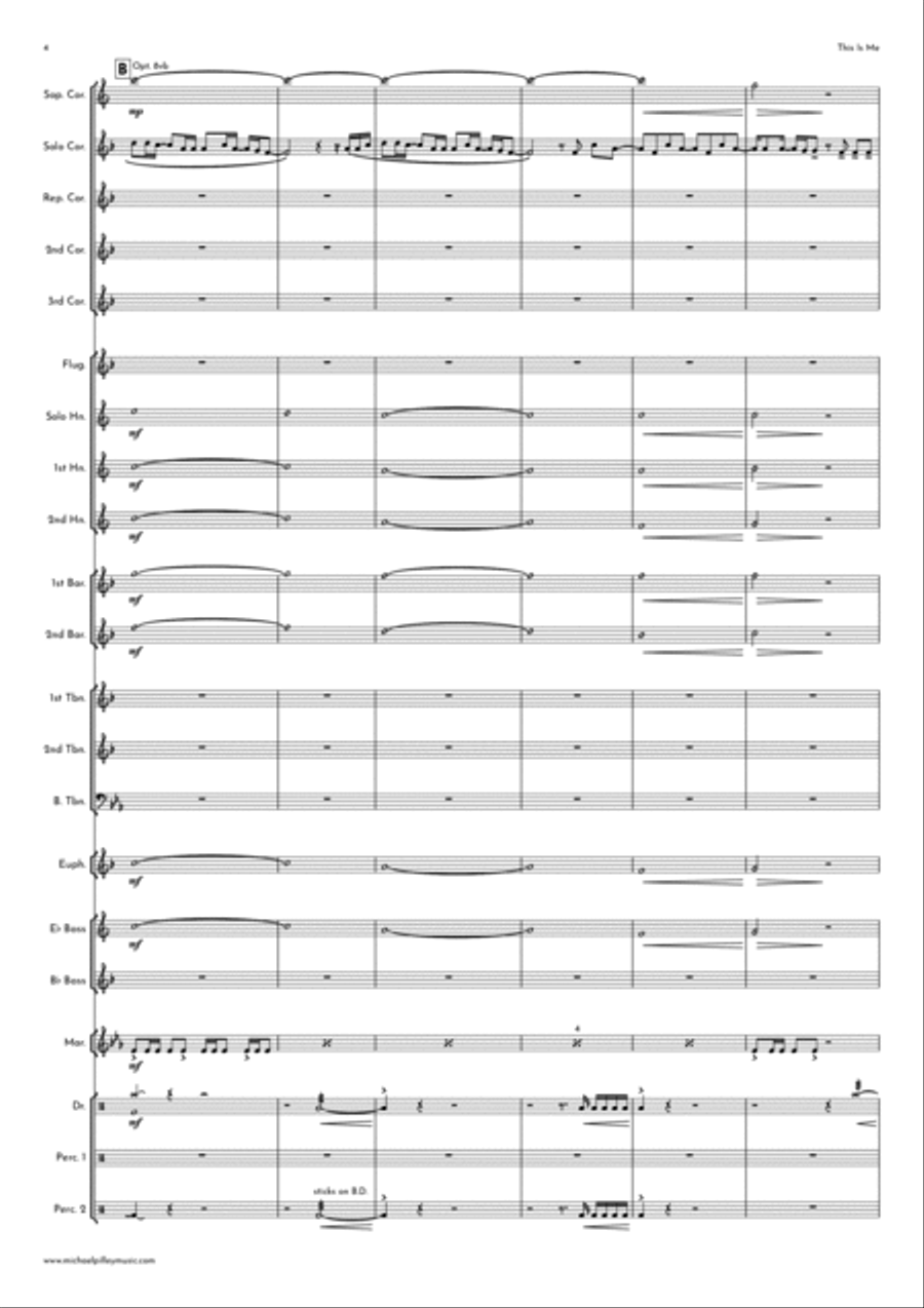 This Is Me Brass Band scores gallery preview page 5