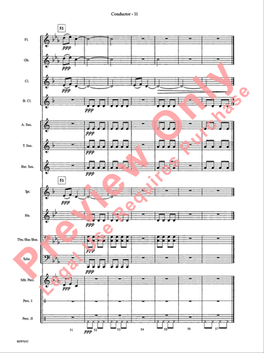 Bartók Suite (from For Children) by Bela Bartok Concert Band - Sheet Music page 14
