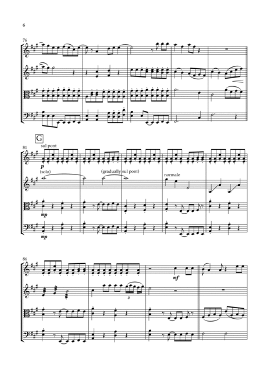Magic Magic String Quartet scores gallery preview page 6